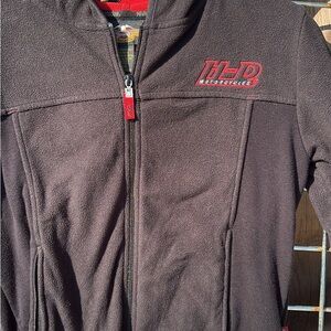 Harley-Davidson Black and Red Women's Jacket